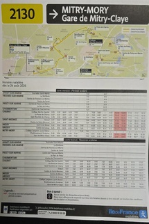 HORAIRES BUS 2130
