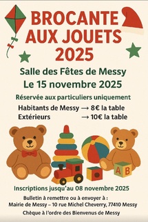 BROCANTE AUX JOUETS