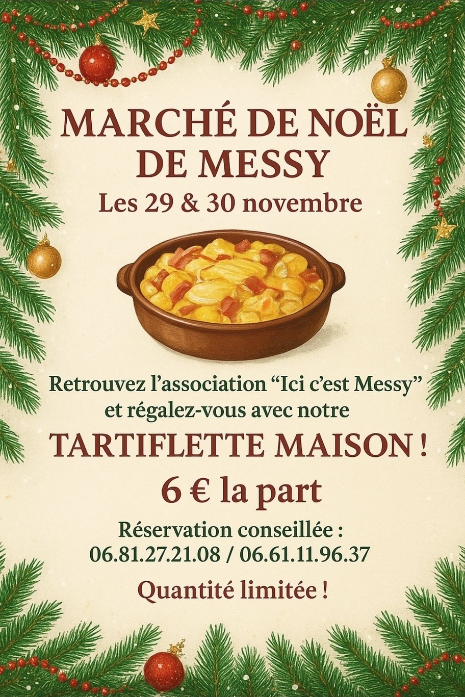 Marché de Noël 2025 à Messy Marché de Noël 2025 à Messy