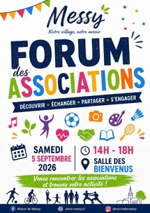 FORUM DES ASSOCIATIONS DE MESSY LE 05 SEPTEMBRE