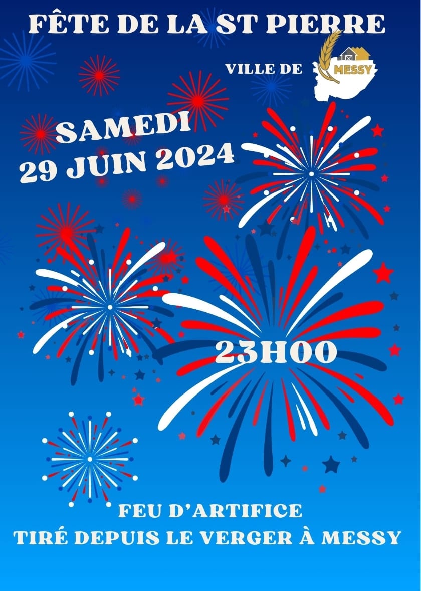 FEU D'ARTIFICE SAMEDI 29 JUIN