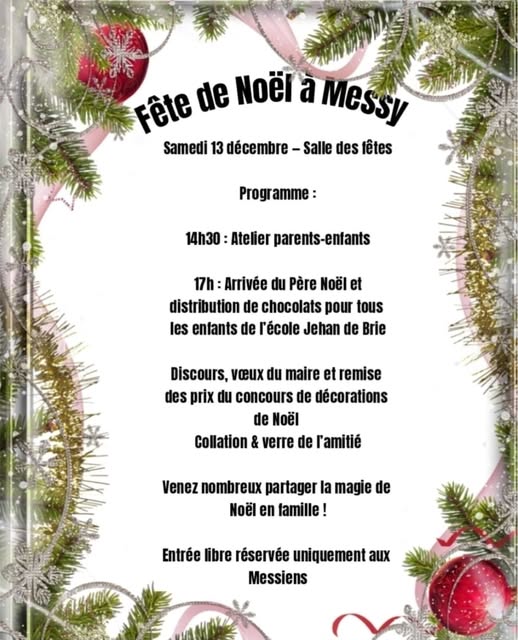 FETE DE NOEL A MESSY