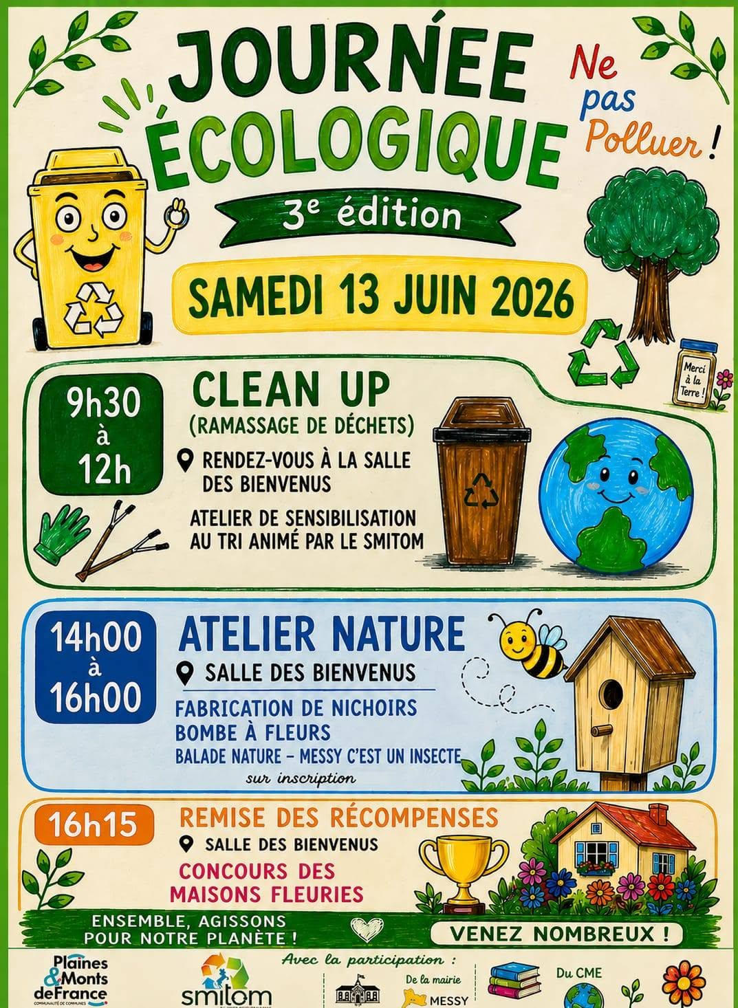 JOURNÉE ÉCOLOGIQUE – 3ᵉ ÉDITION
