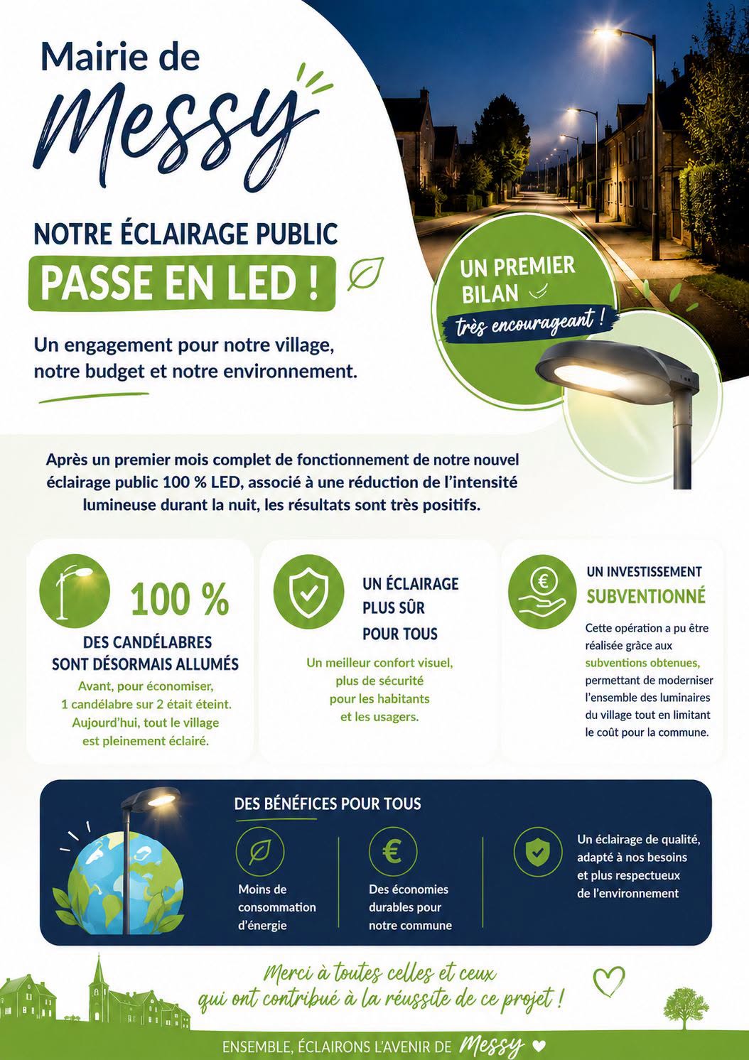 Messy passe à 100 % en LED !