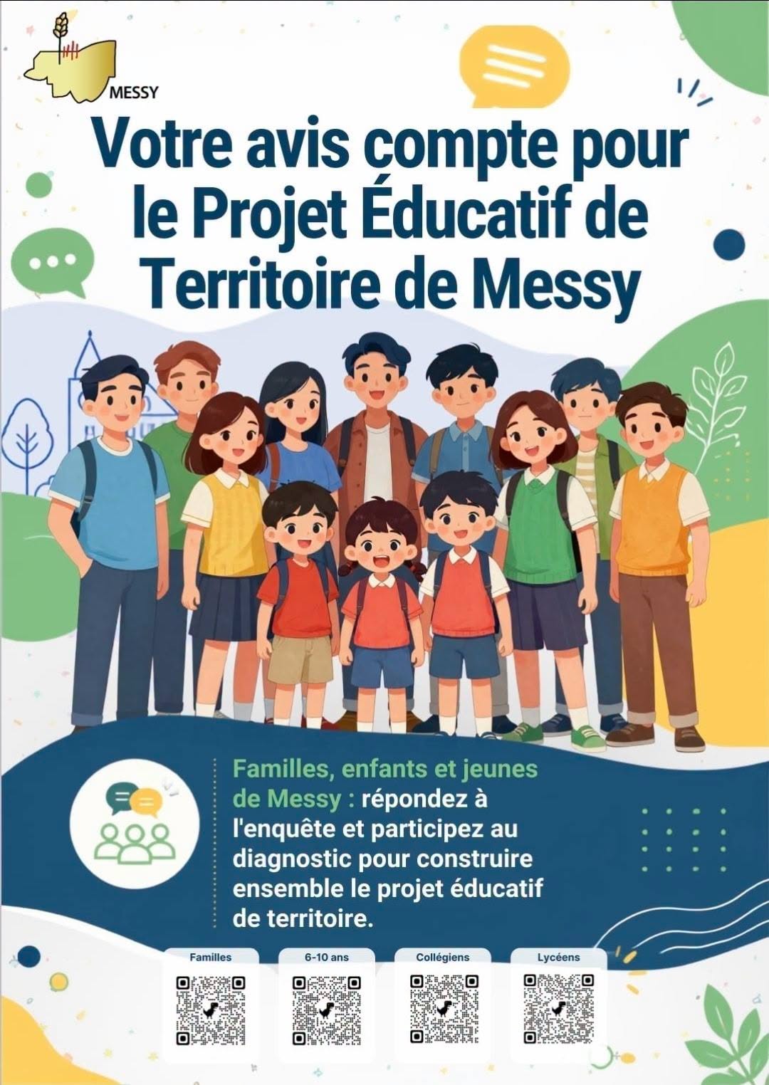 Elaboration dU Projet Éducatif de Territoire (PEDT) - Votre avis compte.