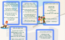 PLANNING DU CENTRE DE LOISIRS