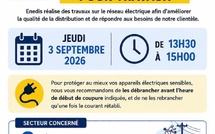 COUPURE DE COURANT LE 03 SEPTEMBRE
